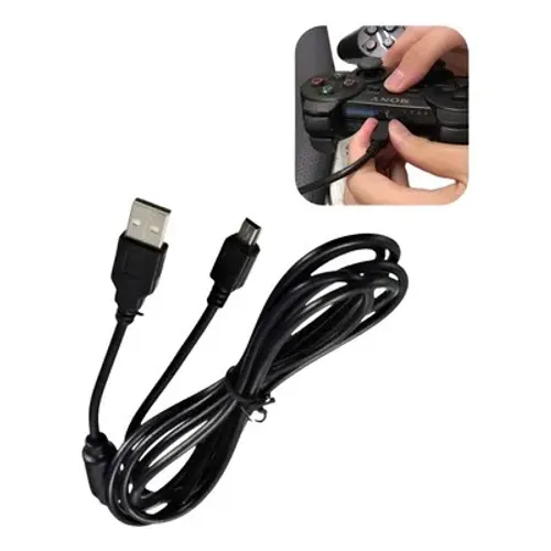 CABO CARREGADOR CONTROLE PS3 - ENTREGA GRATIS
