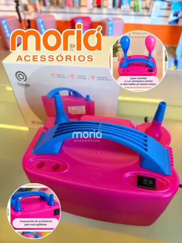 Bomba de Ar Elétrica Portátil pra balões