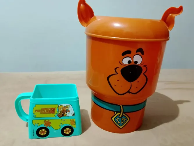 Conjunto de pipoca Scooby-Doo girafas