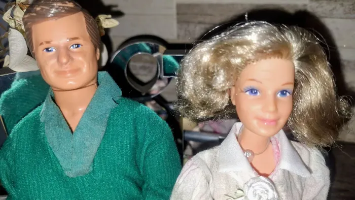 Bonecos barbie Vovô e vovó da estrela anos 80