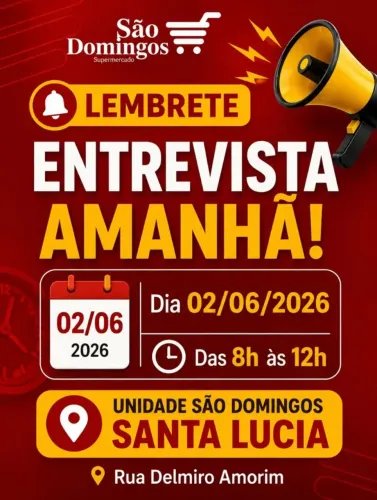 Vagas de emprego santa Lúcia 