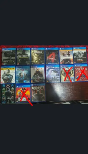 Vendo Jogos de PS4 - LEIA TODO O ANÚNCIO