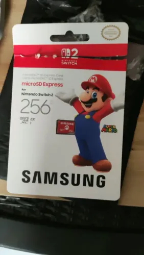 Cartão micro SD express 256Gb Samsung Nintendo switch 2