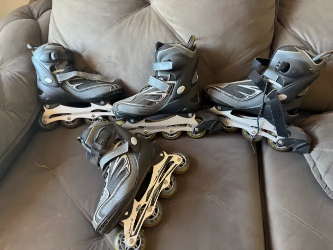 Patins semi novo