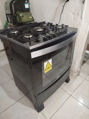fogão original mesa de vidro usado não e automático 