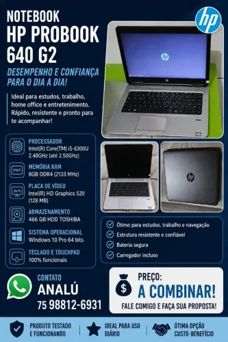 Notebook Ho semi novo