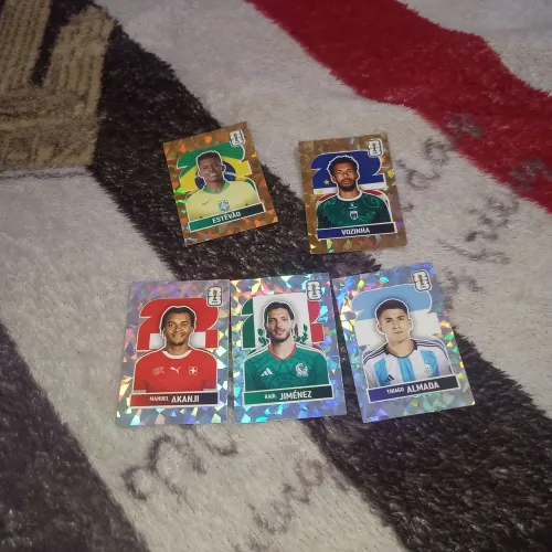 Vende-se cartas raras de ouro cruple é de prata