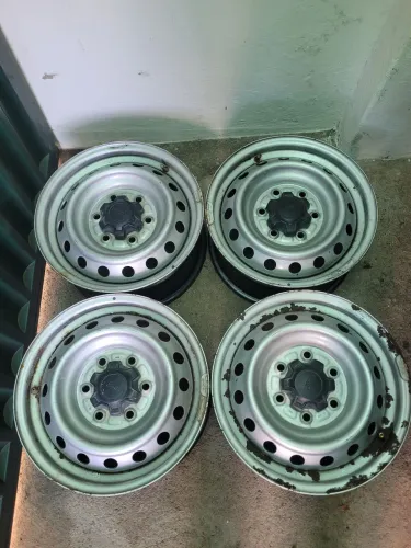 Rodas aro 16 Originais Ford Ranger + calota central 