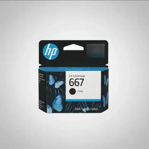 Cartucho HP 667 Preto