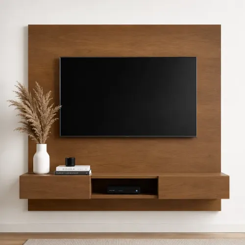 Painel de tv com gavetas