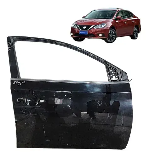Porta Nissan Sentra 2016 Dianteira Direita Dianteira Direito Preto