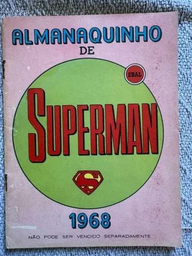Almanaque + Almanaquinho Superman 1968 Ebal