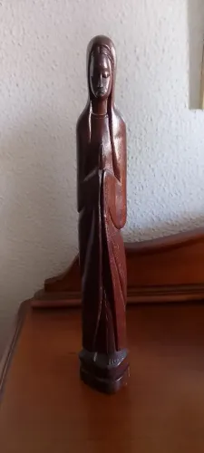 santa em madeira original africa