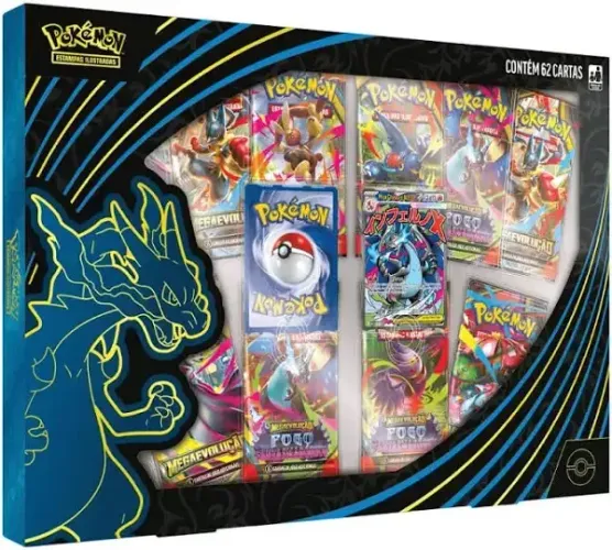 Box Pokémon Mega Charizard X Ex