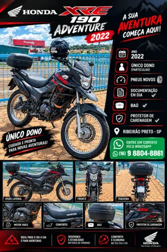 Honda XRE 2022 190 Adventure Flex