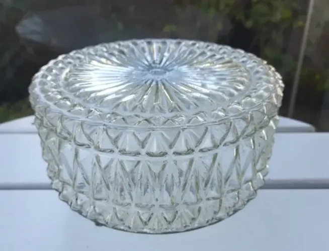 Cúpula antiga para luminária ou lustre antigo 19cm diâmetro