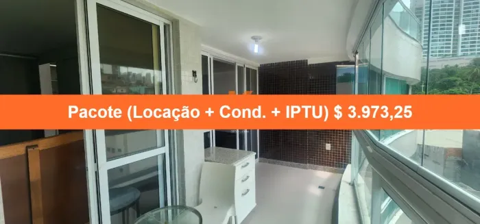 Apartamento para locação no Rio Vermelho, Salvador-BA: 1 quarto, 1 suíte, 2 banheiros, 2 v