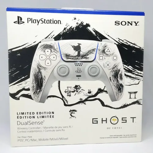Super Edição Controle PS5 Ghost of Yotei black