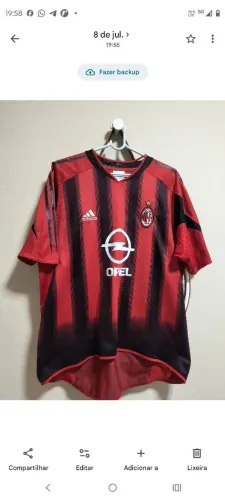 Camisa do Milan 2004/05