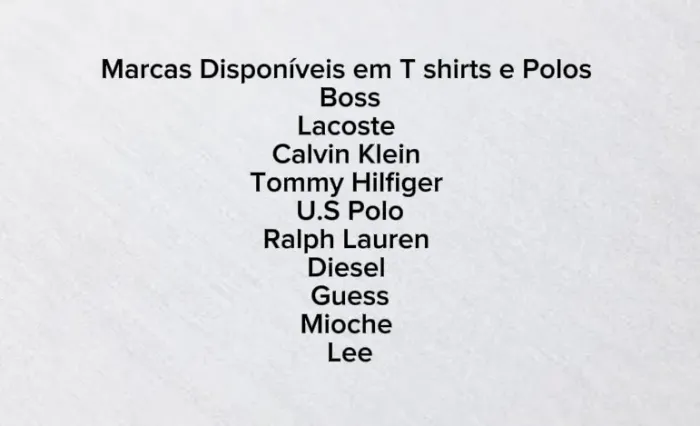 Vendo Camisas, tenis e acessorios De Marca De luxo no preçinho 100% Originais ,