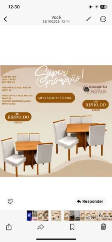MESA SALINA SUPER PROMOÇÃO