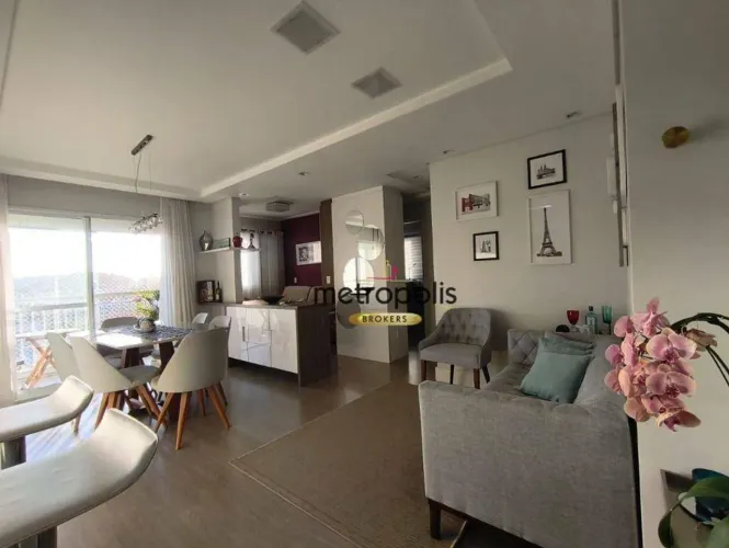 Apartamento com 2 dormitórios à venda, 83 m² por R$ 810.000,00 - Centro - São Caetano do S