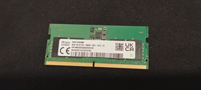 Memória RAM 8Gb ddr5 5600 mhz
