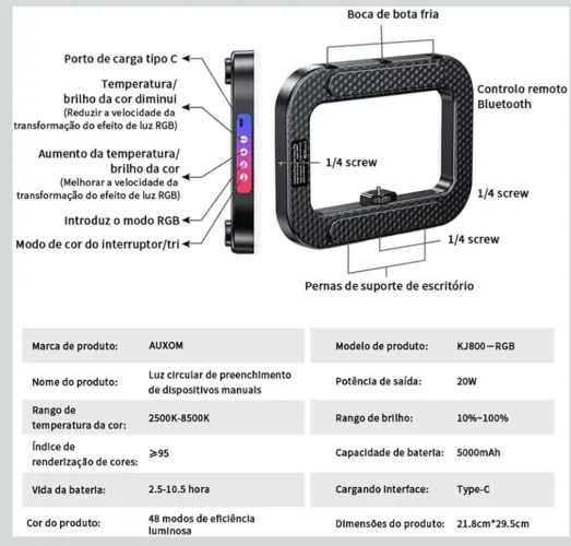 LED Ring fill light