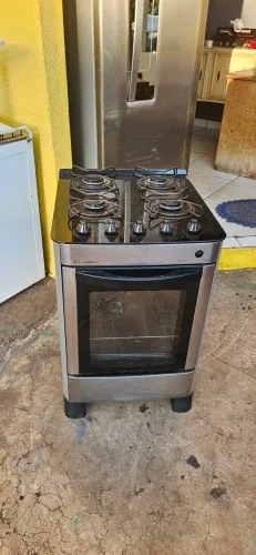 fogao esmaltec inox 4 bocas acendimento automático ENTREGA GRÁTIS