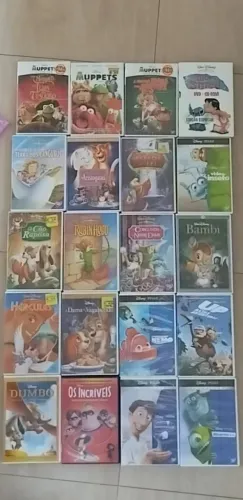 Coleção 20 DVDs Disney e Pixar - Clássicos Originais