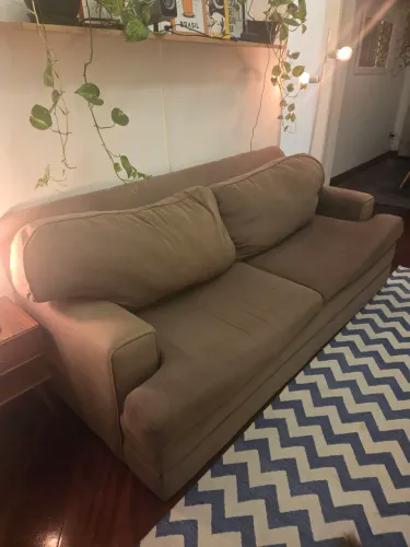 Sofá cama 4 lugares colchão embutido