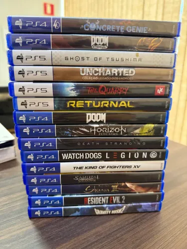 Lote de jogos ps4 ps5