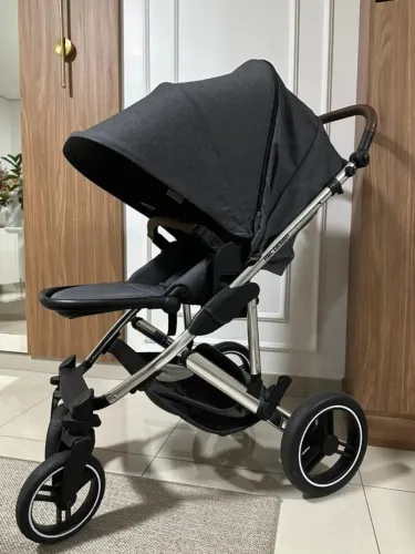 Carinho de bebê + Moisés + Bolsa ABC Design Como 4 Diamond