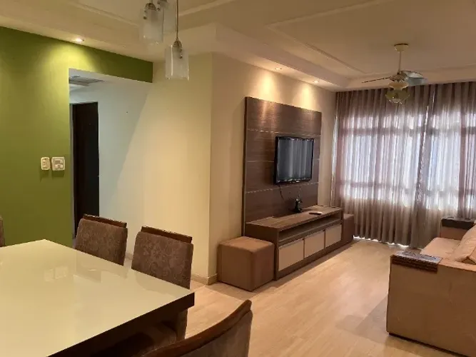 ALUGO APARTAMENTO MOBILIADO 3 QUARTOS, 2 AR CONDICIONADOS, PISO LAMINADO