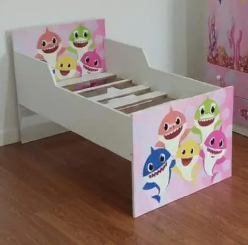 Cama de MDF branco personalizadas 