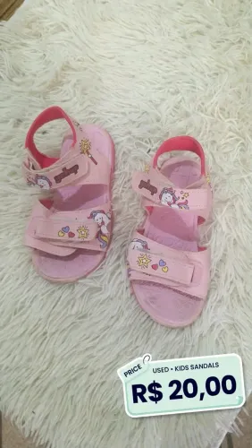 Sandália infantil tamanho 27
