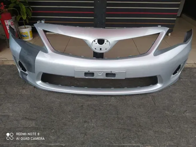 Parachoque Dianteiro Toyota Corolla 2012 A 2014 Cinza