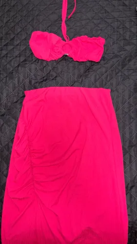 Conjunto top e saia longa sereia 