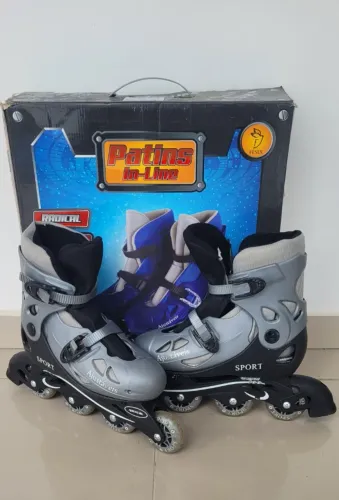 Patins In-Line ajustável (38-41) Muito Novo