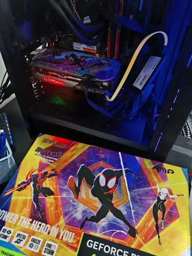 RTX4060 TI 16GB - EDIÇÃO ESPECIAL SPIDERMAN