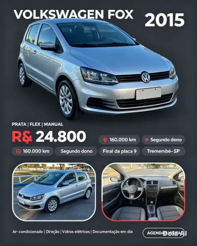 Volkswagen Fox Trendline 1.6 Flex 8V 5P 2015