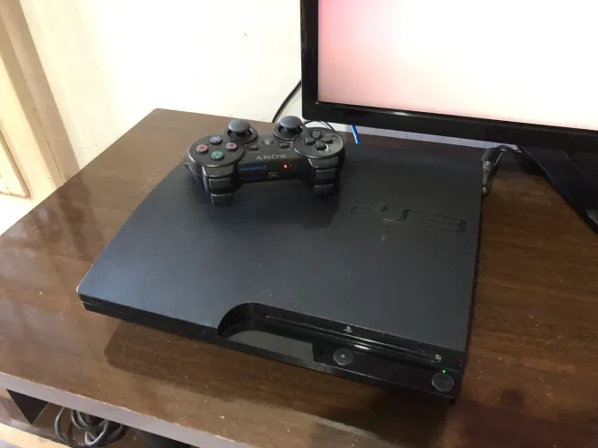 PS3 Slim Completo Desbloqueado CFW c/ jogos