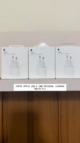 FONTE APPLE USB-C ORIGINAL LACRADA