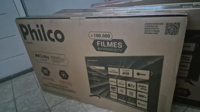 [**oferta**]smart tv 43 polegadas philco lacrada na caixa!!12 meses de garantia+nota!!!!
