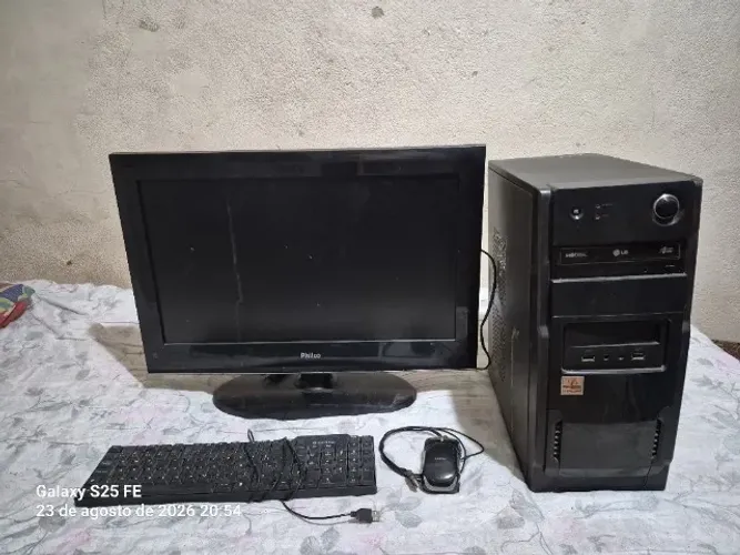 Tv monitor e computador completo
