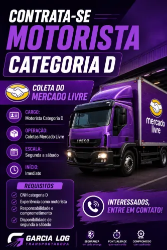 Contrata-se Motorista