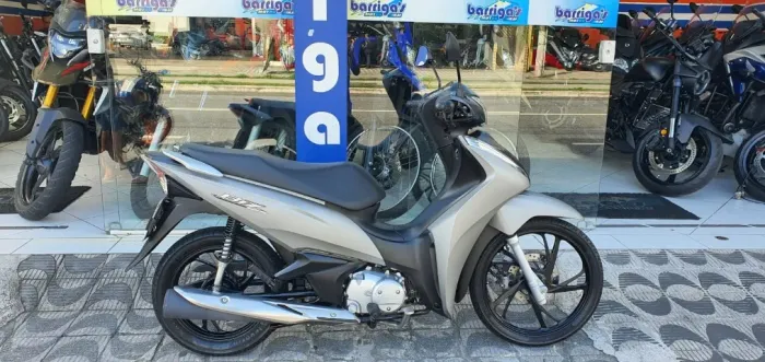 Honda Biz 125I Flex 2024 Prata Único Dono