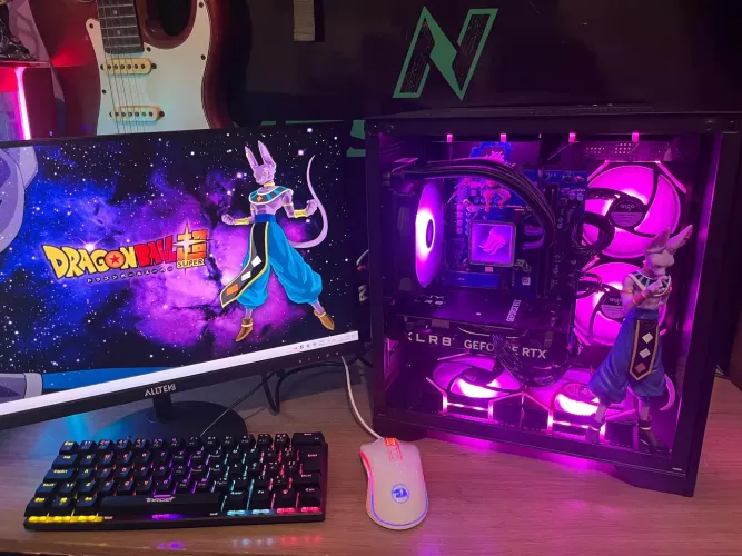 Pc Gamer Core i5 12400, 16gb ram, rtx 4060, M2 , Full RGB/ action figure. Leia a Descrição