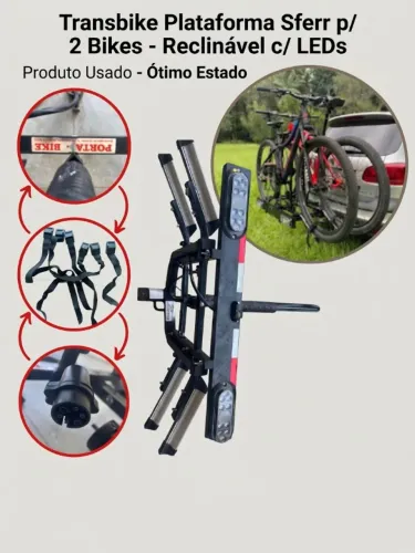 Transbike - Suporte para Engate Sferr - para 2 Bikes - Excelente Estado!