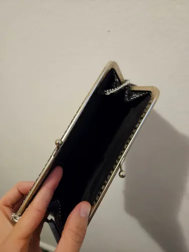 Bolsa clutch preta